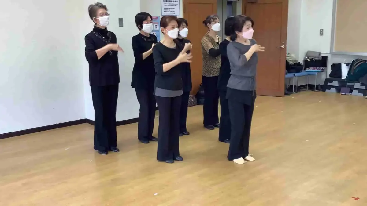 練習中の様子